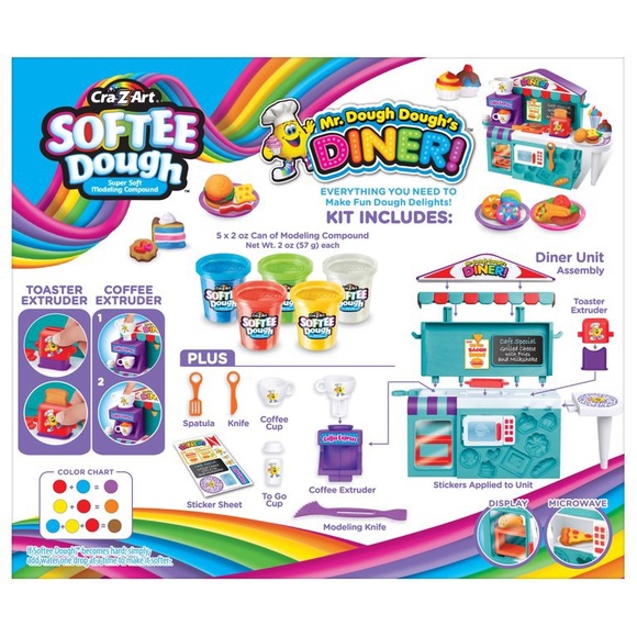 Softee Dough Multicolor Mr. Dough's Diner Playset - Picture 2 of 7